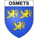 Pegatinas escudo de armas de Osmets adhesivo de la etiqueta engomada