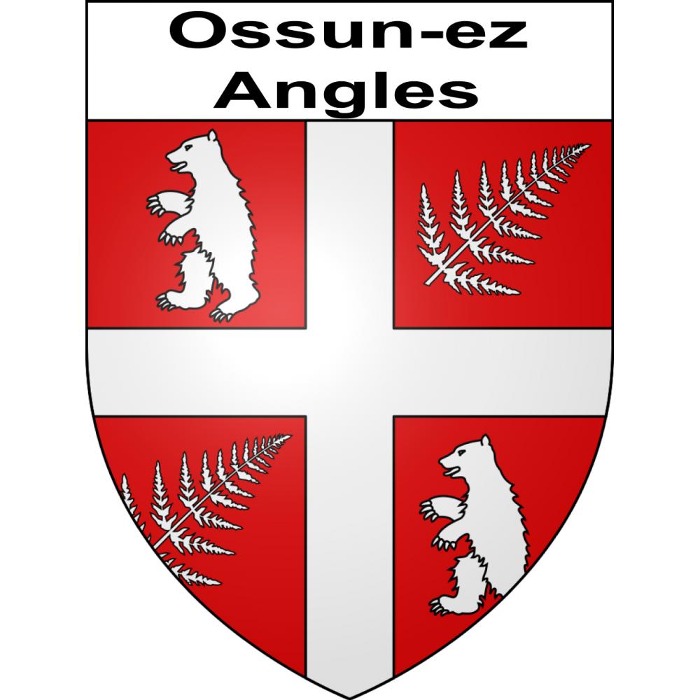 Adesivi stemma Ossun-ez-Angles adesivo