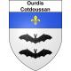 Adesivi stemma Ourdis-Cotdoussan adesivo