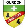 Adesivi stemma Ourdon adesivo