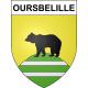 Oursbelille 65 ville sticker blason écusson autocollant adhésif