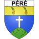 Stickers coat of arms Péré adhesive sticker