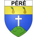 Péré 65 ville sticker blason écusson autocollant adhésif