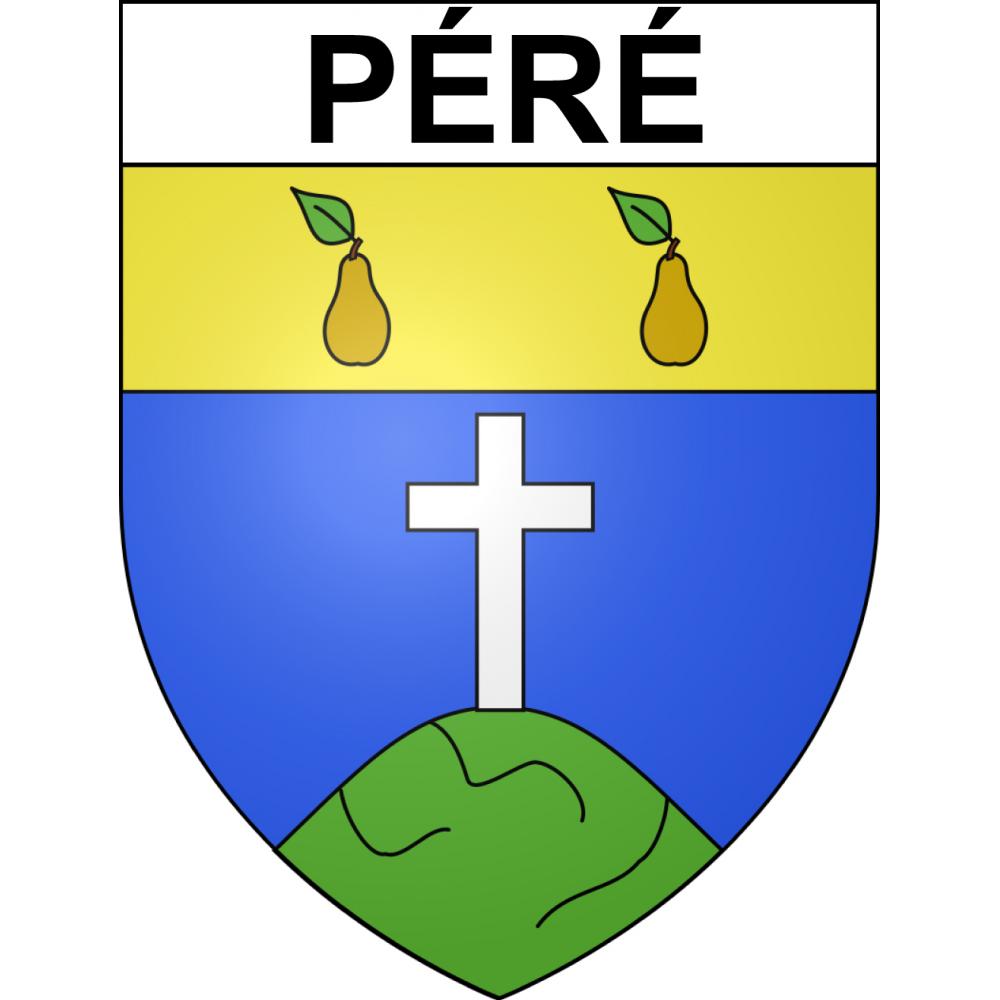 Stickers coat of arms Péré adhesive sticker