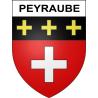 Peyraube 65 ville sticker blason écusson autocollant adhésif