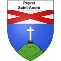 Adesivi stemma Peyret-Saint-André adesivo