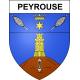 Stickers coat of arms Peyrouse adhesive sticker