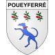 Poueyferré Sticker wappen, gelsenkirchen, augsburg, klebender aufkleber