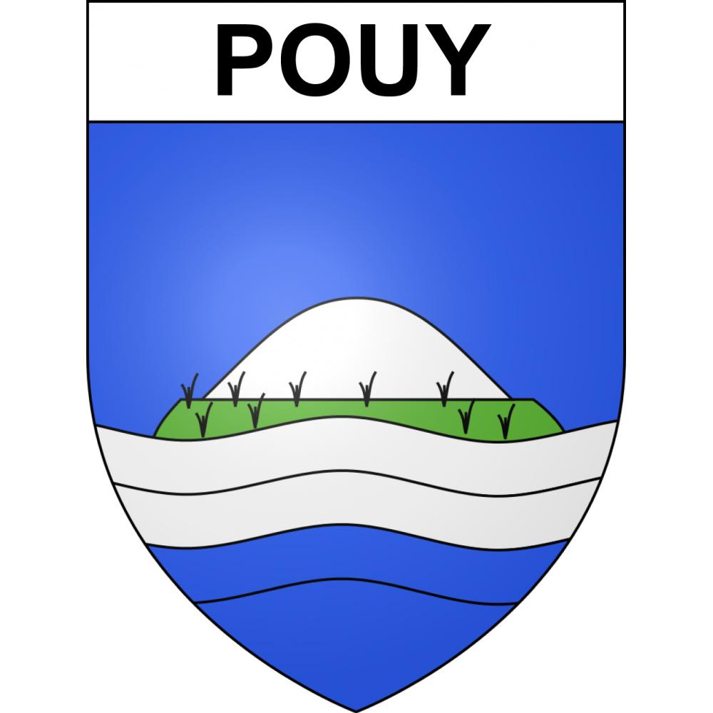 Adesivi stemma Pouy adesivo
