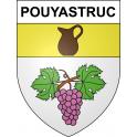 Adesivi stemma Pouyastruc adesivo