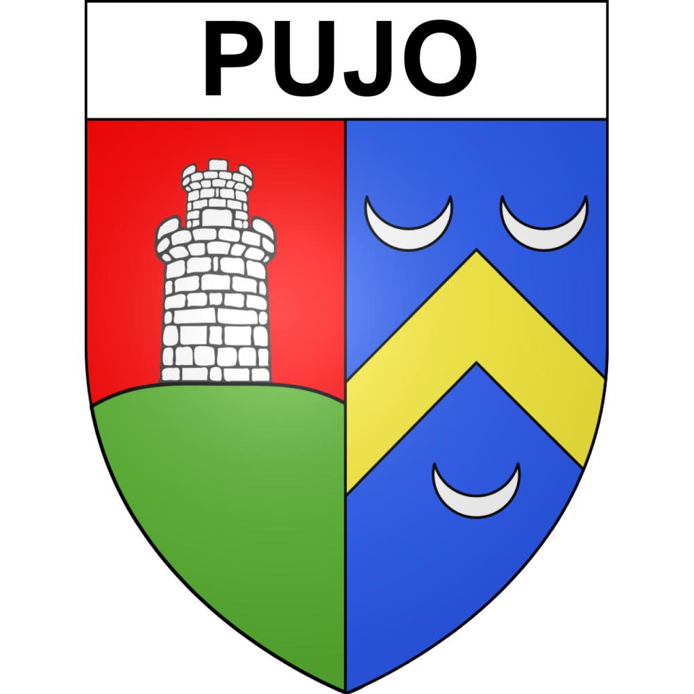 Stickers coat of arms Pujo adhesive sticker