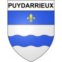 Stickers coat of arms Puydarrieux adhesive sticker