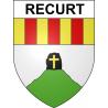 Recurt 65 ville sticker blason écusson autocollant adhésif