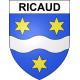 Ricaud Sticker wappen, gelsenkirchen, augsburg, klebender aufkleber