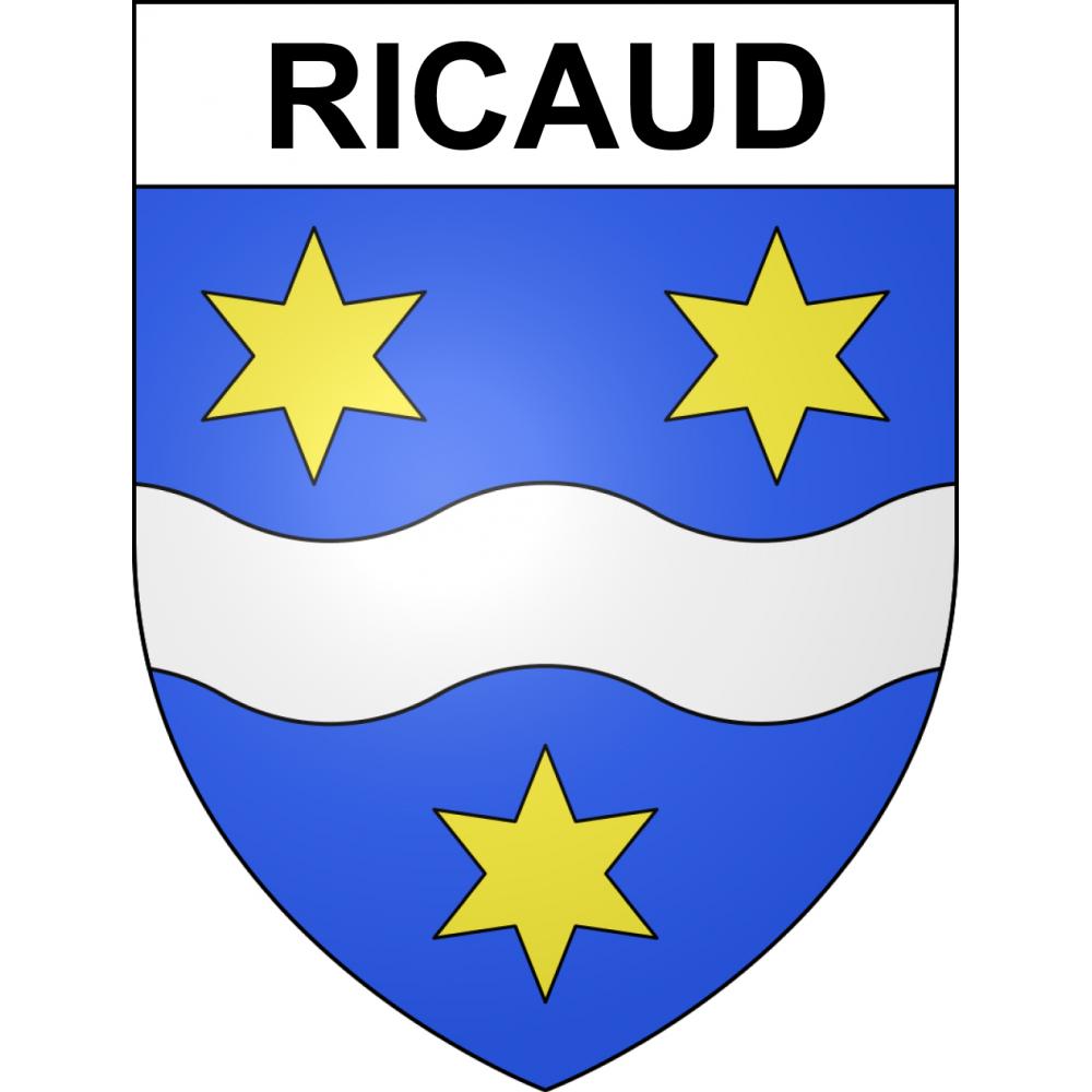 Ricaud 65 ville sticker blason écusson autocollant adhésif