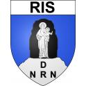 Stickers coat of arms Ris adhesive sticker