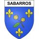 Sabarros 65 ville sticker blason écusson autocollant adhésif