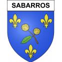 Stickers coat of arms Sabarros adhesive sticker
