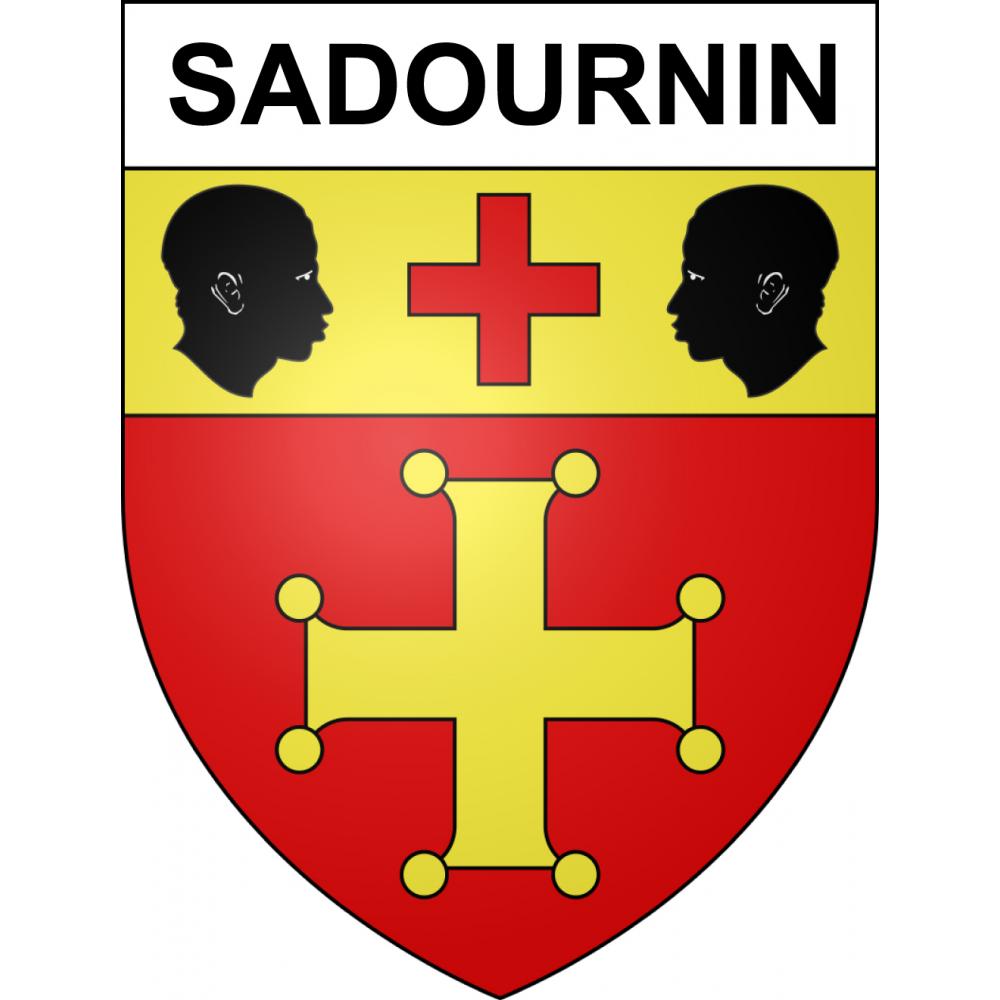 Stickers coat of arms Sadournin adhesive sticker