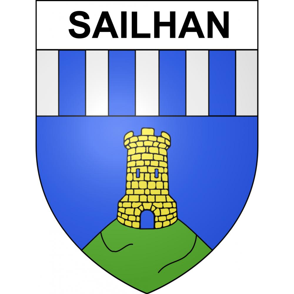 Sailhan 65 ville sticker blason écusson autocollant adhésif