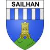 Pegatinas escudo de armas de Sailhan adhesivo de la etiqueta engomada