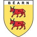 Béarn stemma ovale sticker adesivo