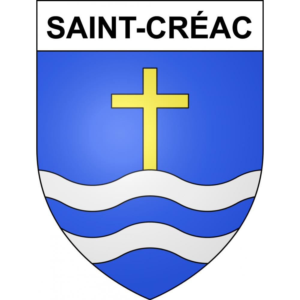 Adesivi stemma Saint-Créac adesivo