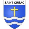 Stickers coat of arms Saint-Créac adhesive sticker