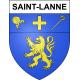 Pegatinas escudo de armas de Saint-Lanne adhesivo de la etiqueta engomada