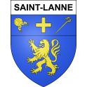 Stickers coat of arms Saint-Lanne adhesive sticker
