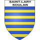 Pegatinas escudo de armas de Saint-Lary-Soulan adhesivo de la etiqueta engomada