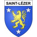 Pegatinas escudo de armas de Saint-Lézer adhesivo de la etiqueta engomada