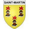 Stickers coat of arms Saint-Martin adhesive sticker
