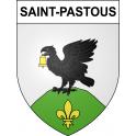 Stickers coat of arms Saint-Pastous adhesive sticker