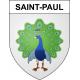 Pegatinas escudo de armas de Saint-Paul adhesivo de la etiqueta engomada