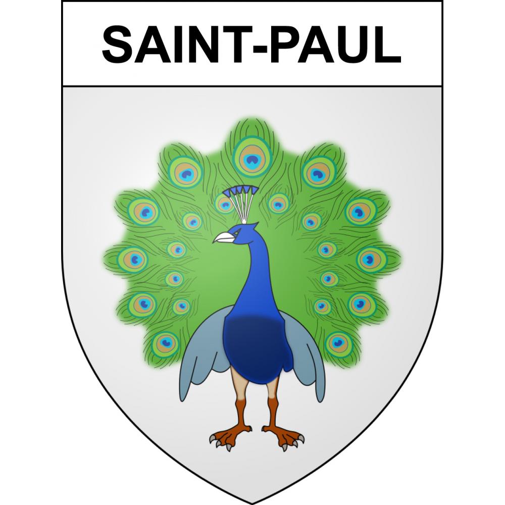 Saint-Paul 65 ville sticker blason écusson autocollant adhésif