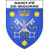 Saint-Pé-de-Bigorre 65 ville sticker blason écusson autocollant adhésif