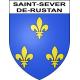 Stickers coat of arms Saint-Sever-de-Rustan adhesive sticker