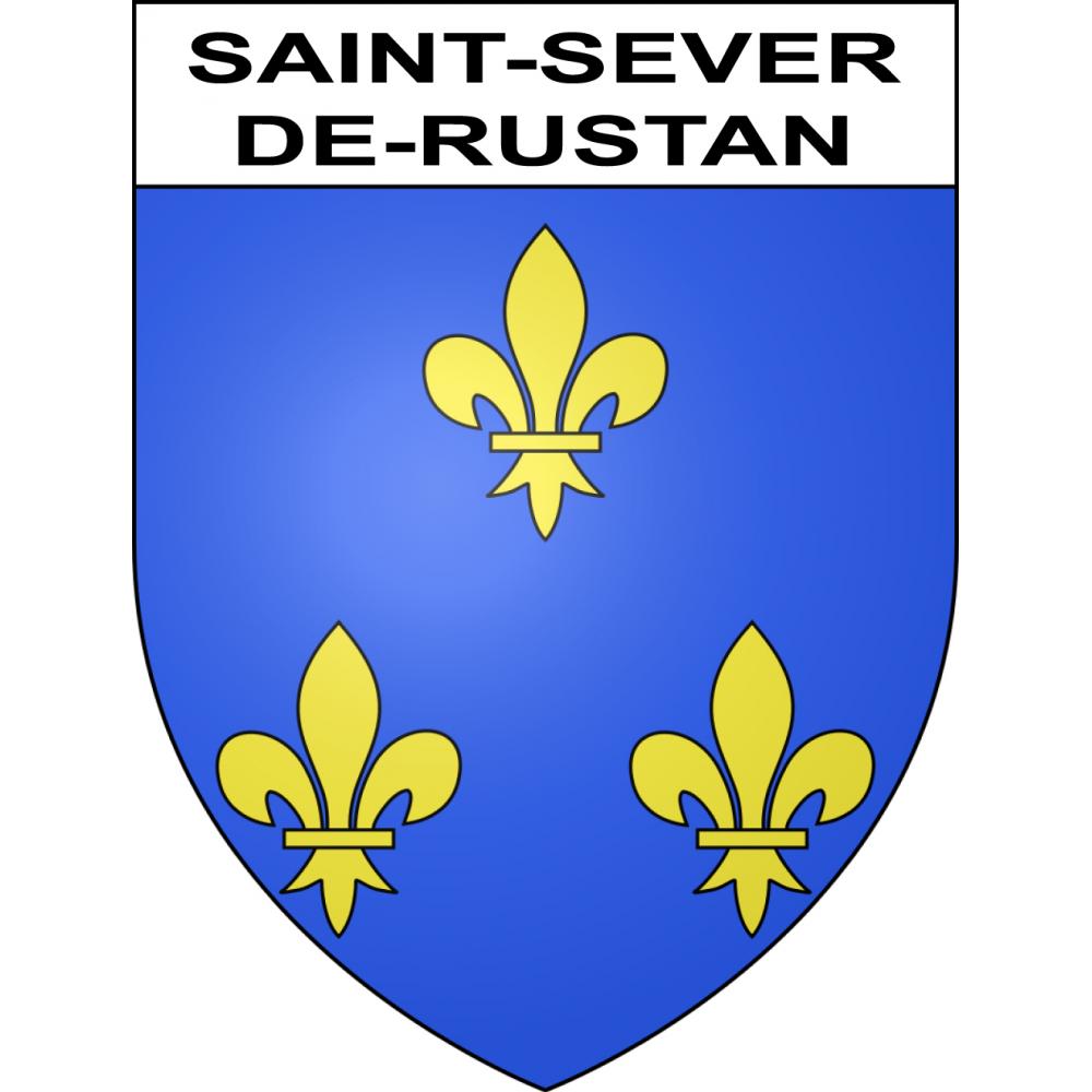 Adesivi stemma Saint-Sever-de-Rustan adesivo