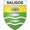 Saligos Sticker wappen, gelsenkirchen, augsburg, klebender aufkleber