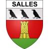 Salles Sticker wappen, gelsenkirchen, augsburg, klebender aufkleber