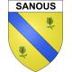 Pegatinas escudo de armas de Sanous adhesivo de la etiqueta engomada