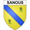 Pegatinas escudo de armas de Sanous adhesivo de la etiqueta engomada