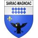 Stickers coat of arms Sariac-Magnoac adhesive sticker