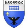 Sariac-Magnoac 65 ville sticker blason écusson autocollant adhésif