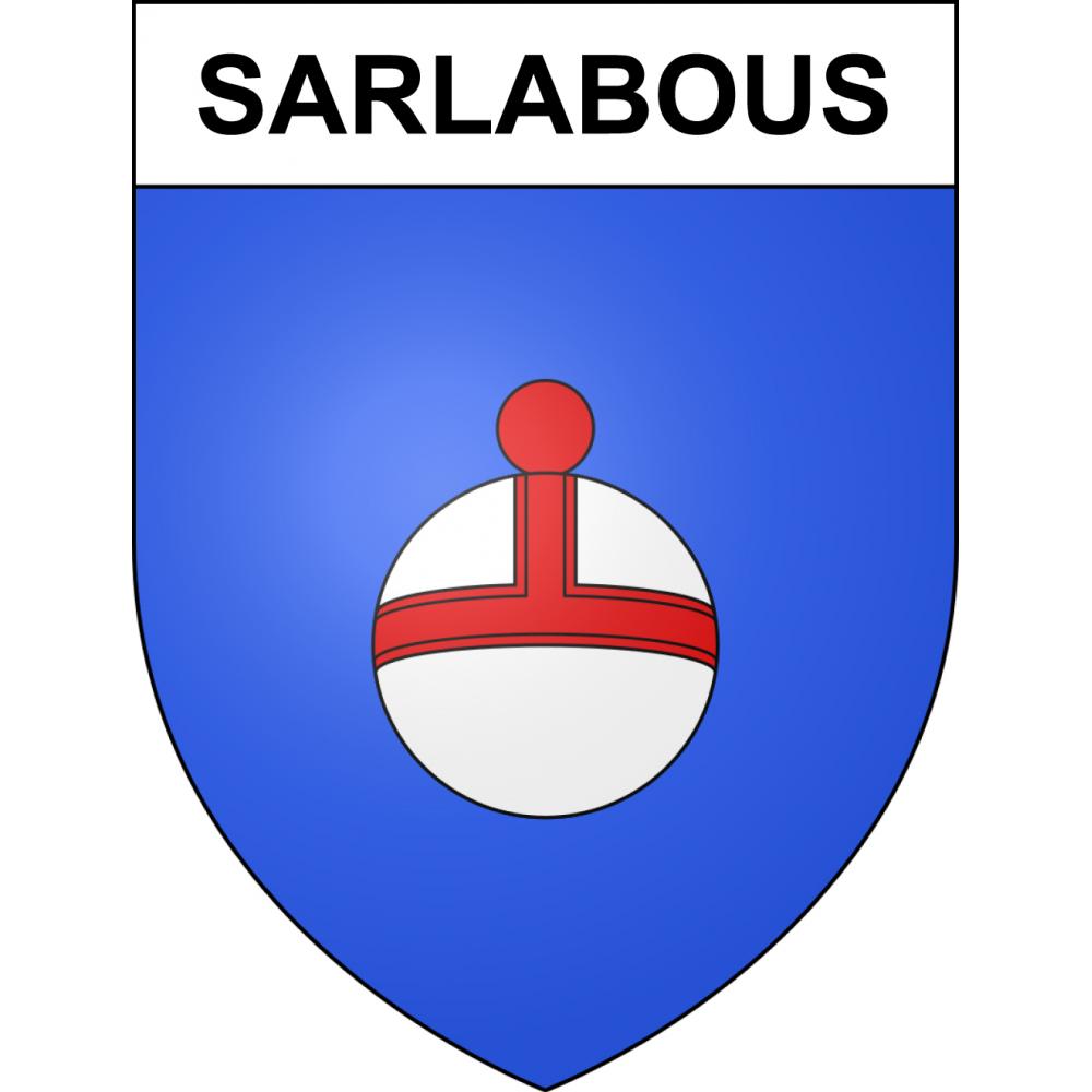 Sarlabous Sticker wappen, gelsenkirchen, augsburg, klebender aufkleber