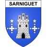 Sarniguet 65 ville sticker blason écusson autocollant adhésif