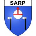 Baron 54 ville sticker blason écusson autocollant adhésif