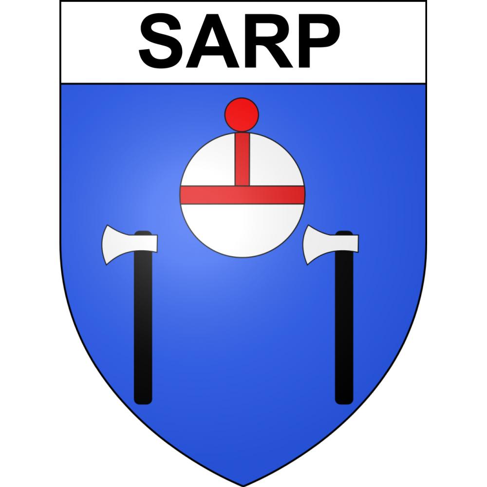 Sarp 65 ville sticker blason écusson autocollant adhésif