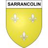 Sarrancolin Sticker wappen, gelsenkirchen, augsburg, klebender aufkleber